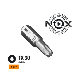 Бита COREBIT TX30х25 мм, С6.3, 5 шт, бокс NOX 332330-5B