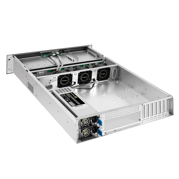 Серверная платформа ExeGate Pro 2U660-HS08 <RM 19", высота 2U, глубина 660, Redundant БП 2x800W, 8xHotSwap, USB> EX294562RUS