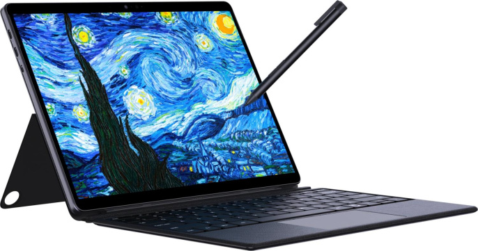 12.96" Планшет Acer Gadget E10 ETPad Max 16/512 GB 1315U Wi-Fi, 2880 x 1920, Windows 11, с клавиатурой и стилусом, серый