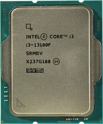 Процессор CPU Intel Core i3-13100F BOX LGA1700 4C/8T (4P 3.4/4.5GHz ) 12MB 58W (Без видео)