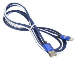 Кабель Digma Lightning (m) -  USB (m),  1.2м,  2A,  синий [light-1.2m-bl]