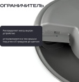 Кухонный комбайн RAGEX R114, 4.5л, 100Вт, цвет: 200 серый