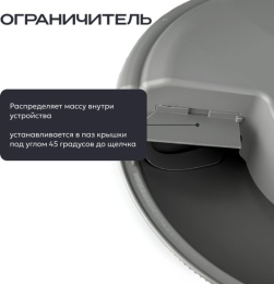 Кухонный комбайн RAGEX R114, 4.5л, 100Вт, цвет: 200 серый