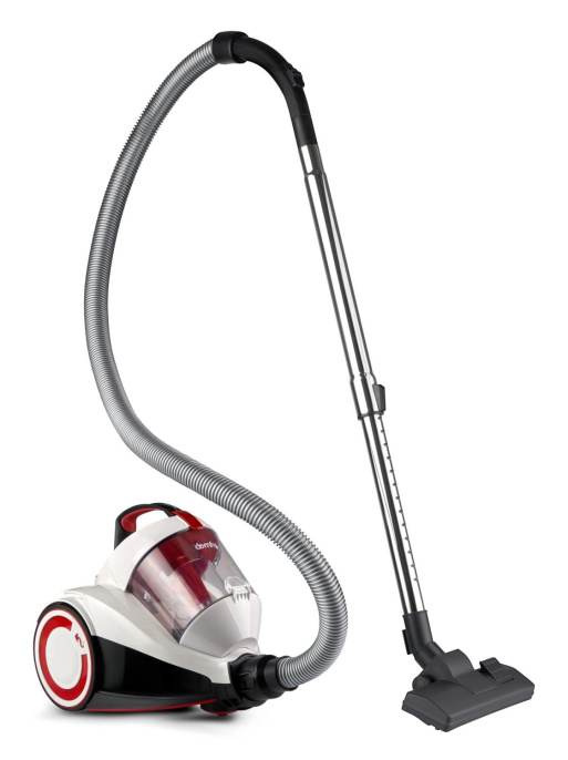 Пылесос DOMFY DSC-VC505, 2000Вт, белый/красный