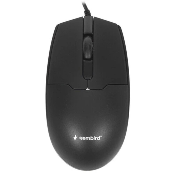 Gembird MOP-425 {Мышь, USB, черный, 2кн.+колесо-кнопка, 1000 DPI, кабель 1.8м} [MOP-425]
