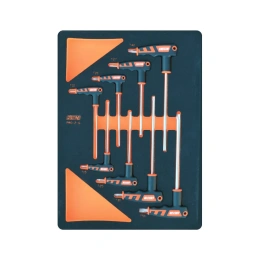 Набор отверток CUSTOR TORX, с Г-образной рукоятью, 8 предметов, в ложементе VCS2/4 PRO-2-6