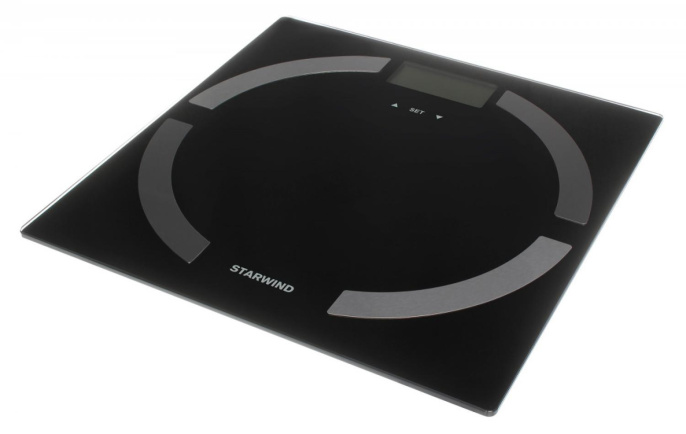 Напольные весы STARWIND SSP6051, до 180кг, цвет: черный