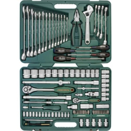 JONNESWAY S04H624101SA Набор инструмента универсальный 1/4", 1/2"DR, 101 предмет
