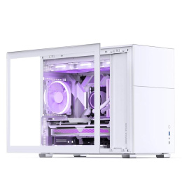 Корпус компьютерный Mini-Tower/ Case JONSBO D31 STD, Mini-Tower, TG, no fan, 1xUSB-A 3.2 + 1xUSB-C 3.2, mATX, mDTX, mITX White (D31 STD White)