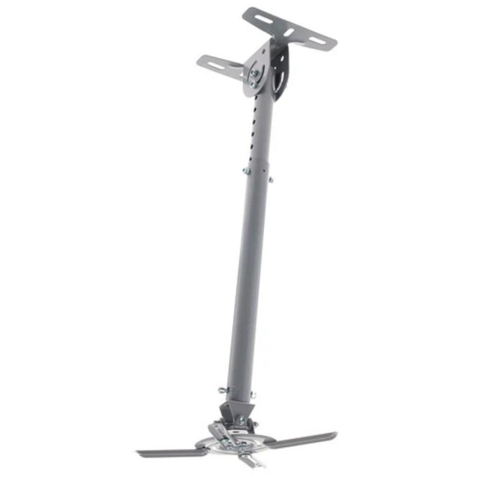 Wize WPA-S серебро {Универсальное комплект для проектора, длина штанги 36-46 см, наклон +/- 15°, поворот +/- 15°, до 12 кг, 260х260}