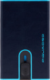 Чехол для кредитных карт Piquadro Blue Square PP4825B2BLR/BLU2, кожа натуральная, темно-синий