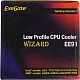 Охладитель ExeGate EX286147RUS Wizard EE91-RED (3пин 775/1155/AM4-FM2 22дБ 2200об/мин Al)