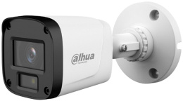 DAHUA DH-HAC-B5E20P-A-0280B Уличная цилиндрическая HDCVI-видеокамера 2Мп, CMOS, объектив 2.8мм, ИК-подсветка до 20м, IP67, корпус: пластик