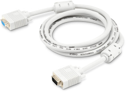 Кабель-удлинитель VGA Buro CAB015S-06,  VGA (m) -  VGA (f),  ферритовый фильтр ,  1.8м,  серый