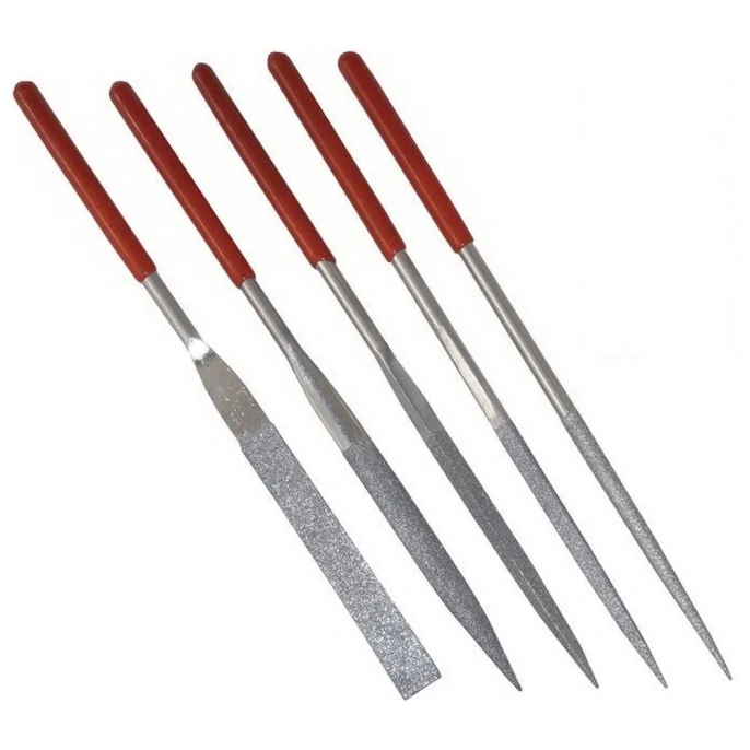 Набор надфилей Ruichi 5 шт, 140 мм, с алмазным напылением 113191