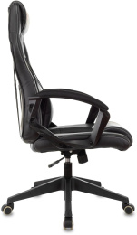 Кресло игровое ZOMBIE Arena, ткань/экокожа, до 120кг, черный (ZOMBIE ARENA BLACK)