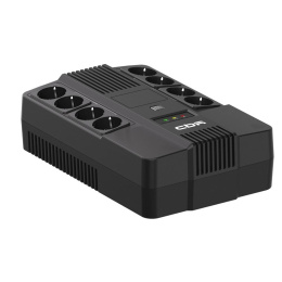 ИБП CBR [UPS-OFK-101E-600] 600VA/360W, Schuko CEE 7 Outlets: x4 Battery & Surge Protected; x4 Surge Protected , LED, AVR, 12V/7Ah