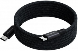 Кабель Magssory CBL001 USB-C 60W 1.2м Черный (CBL001b) (протоколы зарядки: Quick Charger, Power delivery)
