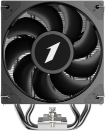 Кулер 1stPlayer CY12 Черный CY12-BK Intel LGA1851/1700/1200/115x, AMD AM5/AM4, крепление на винтах, 4 тепловые трубки 6мм , размер вентилятора: 120x120x25мм, гидравлический подшипник, 1900об/мин, 57.56CFM, 38.21dB A