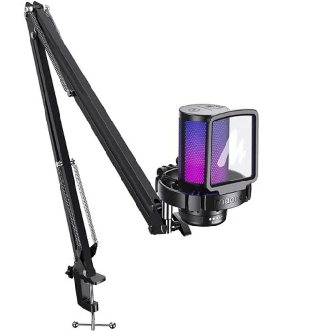 Микрофон Maono DGM20S с стойкой-держатель пантограф , черный 46030