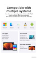 Клавиатура беспроводная UGREEN KU005 15956 2.4GHz Bluetooth5.0 Ultra Slim Wireless Keyboard. Цвет: серебристый