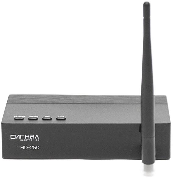 Ресивер DVB-T2 Сигнал Эфир HD-250, черный