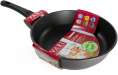 Сковорода Vari GR31224 круглая 24см покрытие: Xylan ручка съемная без крышки черный GR31224
