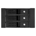 Exegate EX291656RUS Корзина для HDD ExeGate HS335-02 универсальная, на 3*3,5"/2.5" SATA HDD, занимает 2*5,25" отсека, RTL