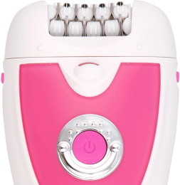 Эпилятор Vitek VT-2244 скор.:2 насад.:2 от электр.сети от аккум. белый/розовый
