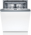 Посудомоечная машина Bosch SMV4HVX07E (встраиваемая, загрузка: на 14 комплектов посуды, электронное управление, 6 программ, сушка: с теплообменником, дисплей, индикация на полу: луч)