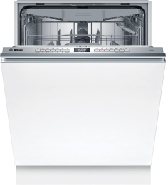Посудомоечная машина Bosch SMV4HVX07E (встраиваемая, загрузка: на 14 комплектов посуды, электронное управление, 6 программ, сушка: с теплообменником, дисплей, индикация на полу: луч)