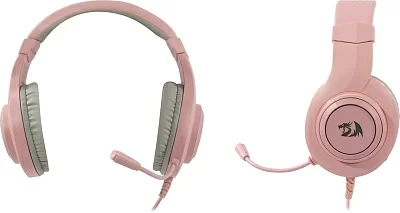 Наушники с микрофоном Redragon Hylas H260-P 70746 (шнур 1.8м с регулятором громкости) розовый