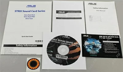 Звуковая карта Asus PCI-E Strix Raid Pro (C-Media 6632AX) 7.1 Ret
