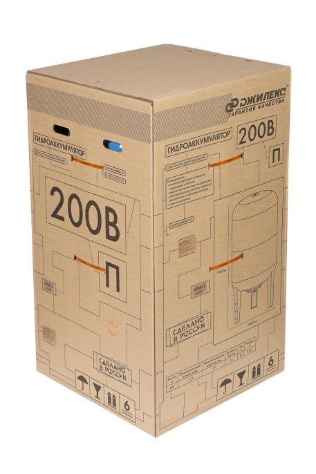 Гидроаккумулятор Джилекс ВП К 200 200л 10бар 7154