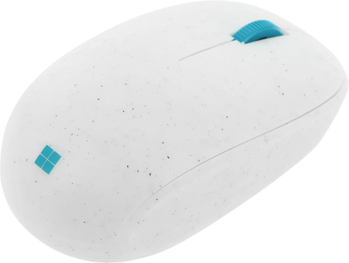 Мышь Microsoft Ocean Plastic Mouse, оптическая, беспроводная, светло-серый [i38-00003]