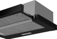 Вытяжка встраиваемая Weissgauff TEL 600 Glass черный управление: кулисные переключатели 1 мотор