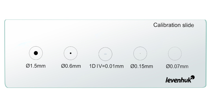 Слайд калибровочный Levenhuk MED X/Y