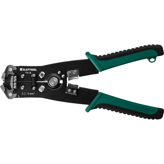 Стриппер KRAFTOOL TK-6 автоматический, многофункциональный, 0.2 - 6 мм2, 22635