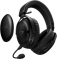 Гарнитура игровая HYPERX Cloud III S Wireless, для компьютера и игровых консолей, мониторные, беспроводные/Bluetooth/USB, черный [a59yzaa]