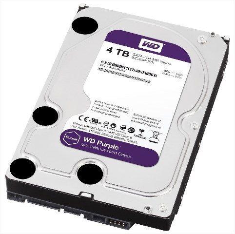 Жесткий диск HDD 4TB WD Purple WD40PURX Serial ATA III, 5400- rpm, 64Mb, 3.5"