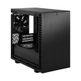 Корпус Case Fractal Design Define 7 Nano TG Light Tint, Mini-Tower, 1x120mm + 1x140mm, 2xUSB-A 2.0 + 2xUSB-A 3.2 + 1xUSB 3.2 Type-C mITX, mDTX Black FD-C-DEF7N-02