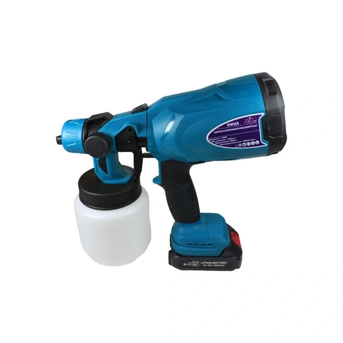 Аккумуляторный краскопульт AktiTool SG1/DW115 (20 В, 2000 мАч)  101602