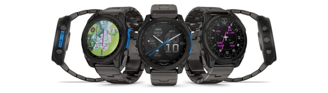 Garmin выпустила новые авиаторские часы D2 Air X15 и D2 Mach 2