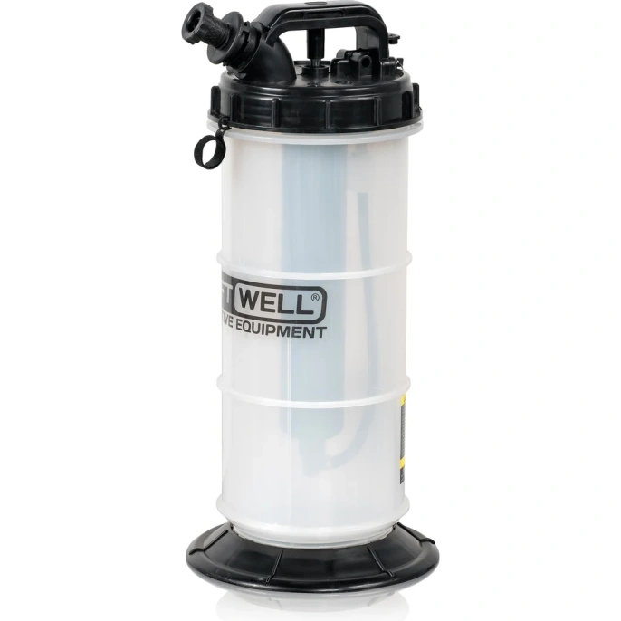 Емкость для откачки масла с ручным приводом KraftWell объем 6 л, объем бака 6 л KRW1806.M