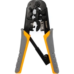 Кримпер для обжима телефонных и компьютерных клемм VIRA by RAGE 4Р RJ10 6P RJ11 RJ12 и 8P RJ45 312108