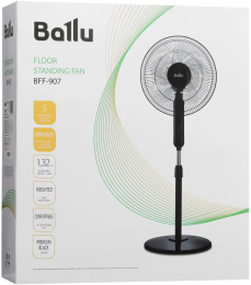 Вентилятор напольный Ballu BFF-907 45Вт скоростей:3 черный