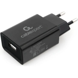 Адаптер питания Cablexpert 100/220V - 5V USB 1 порт, 2A, черный MP3A-PC-25