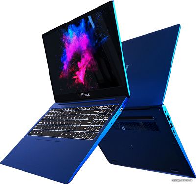 Ноутбук Horizont H-book 15 МАК4 T32E3W 4810443003676 15.6" 1920 x 1080, IPS, 60 Гц, Intel Core i3 1115G4, 8 ГБ DDR4, SSD 256 ГБ, видеокарта встроенная, Windows 11 Home, цвет крышки синий, аккумулятор 50 Вт·ч, цвет корпуса синий, материал крышки алюминий