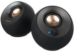 Колонки Creative Pebble V2 MF1695,  2.0,  черный [51mf1695aa000]