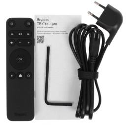 55" Умный телевизор ЯНДЕКС ТВ Станция QLED, 4K Ultra HD, СМАРТ ТВ, YaOS X, черный